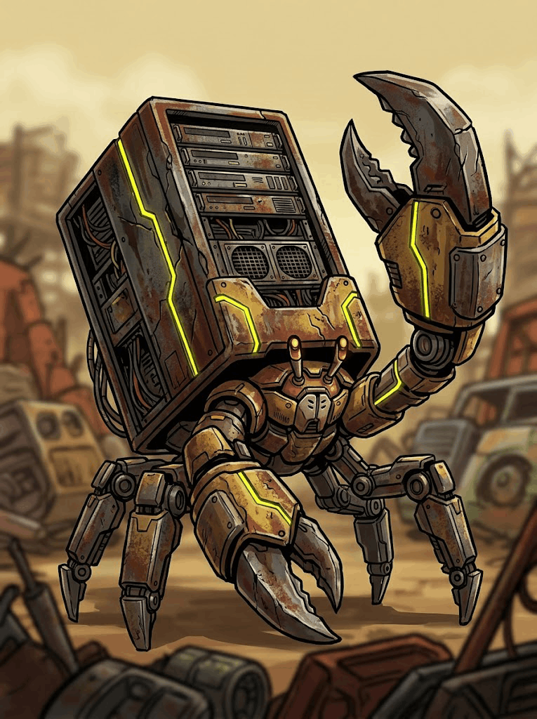 Data Parasite Crab